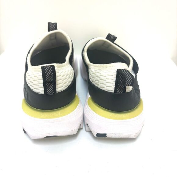 Sorel Kinetic Impact Strap Sneakers – White Bolt Black Yellow, Size 5 - Picture 6 of 9